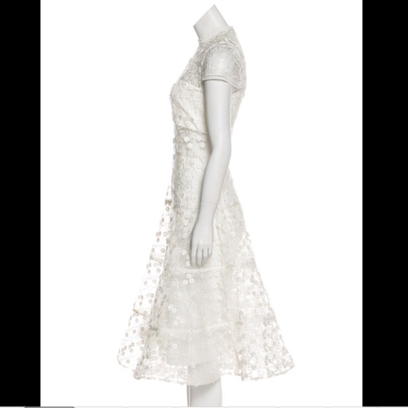 ★Org.$1350 ALEXIS Embroidered A-Line Midi Dress M ( Sold Out Everywhere!! )★ - Picture 3 of 8